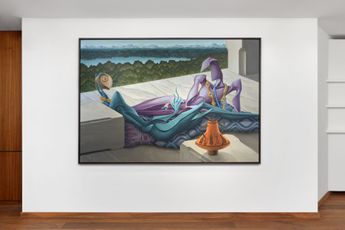 Contemporary art exhibition Alejandro Cardenas OLYMPIA at Almine Rech Gstaad Switzerland