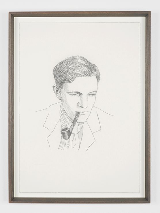 Kim Philby by Lucy McKenzie contemporary artwork Drawing