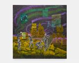 Body Shimmer Bright Thoughts 1 by Dominic Chambers contemporary artwork painting