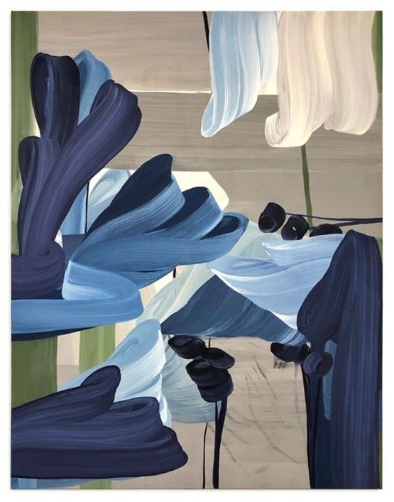 Azzurro by Moje Assefjah contemporary artwork Painting