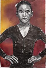 Untitled 7 by Maria Berrio contemporary artwork drawing works on paper