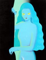 Unveiled by Jang Koal contemporary artwork painting works on paper