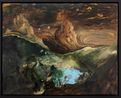 A mountainous landscape by Rachel Rose contemporary artwork Painting