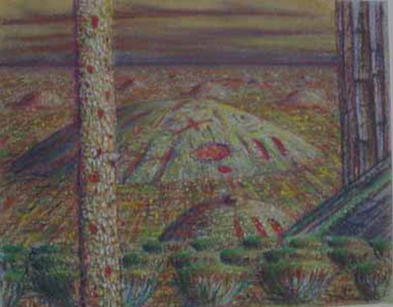 Study for Seeing - II by Jyothi Basu contemporary artwork Works on Paper