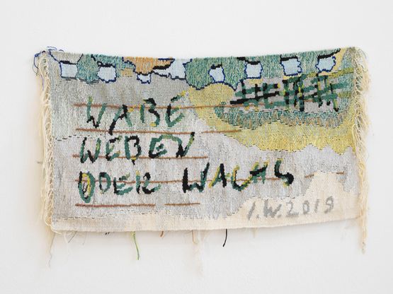 Wabe Weben oder Wachs by Ingrid Wiener contemporary artwork Sculpture