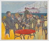 The Audience by Ludovic Nkoth contemporary artwork painting