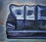 Black Sofa by Liu Weijian contemporary artwork painting