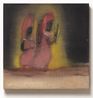 Double Players by Leiko Ikemura contemporary artwork Painting