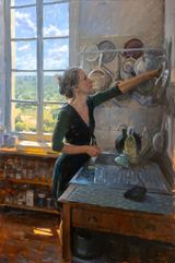 Kitchen Domaine D Audabiac by Aldo Balding contemporary artwork painting