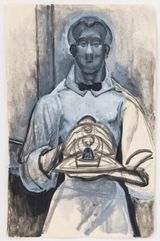 Study for Il Traviatore by Pietro Roccasalva contemporary artwork works on paper
