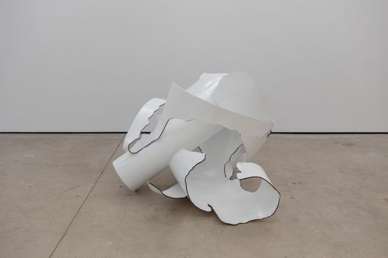 Pipe by Monika Sosnowska contemporary artwork Sculpture