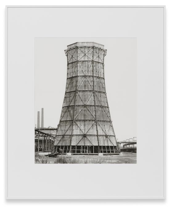 Cooling Tower Repelen Ruhr Area D by Bernd  Hilla Becher contemporary artwork Photography