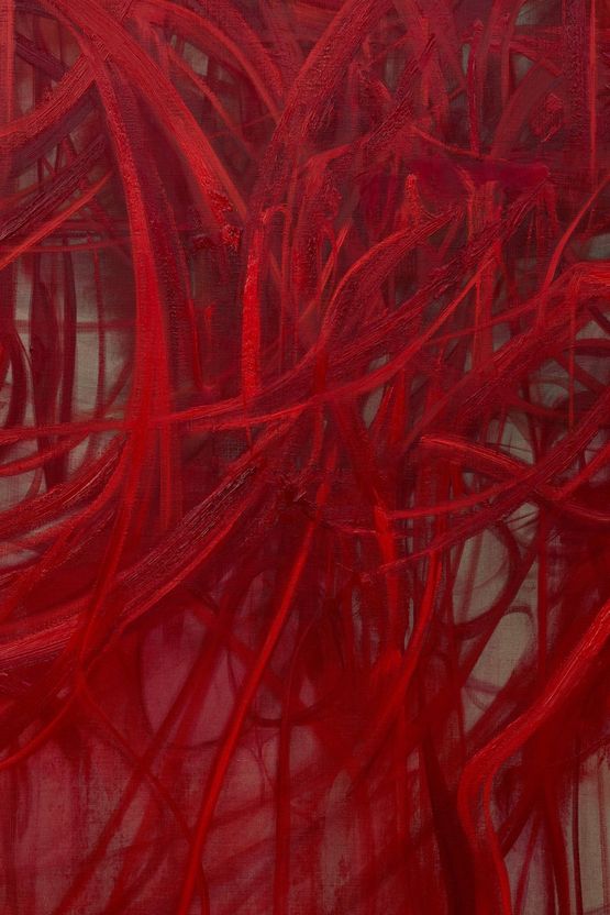 Athlete detail by Nigel Cooke contemporary artwork Painting