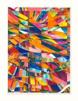 Id Like To Talk To The Press. by Licia He contemporary artwork mixed media painting works on paper