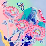 Flowing Peony S4 2 by Kohei Kyomori contemporary artwork painting
