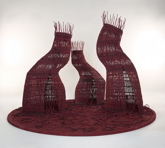 Dwelling by Chanakya School contemporary artwork Textile