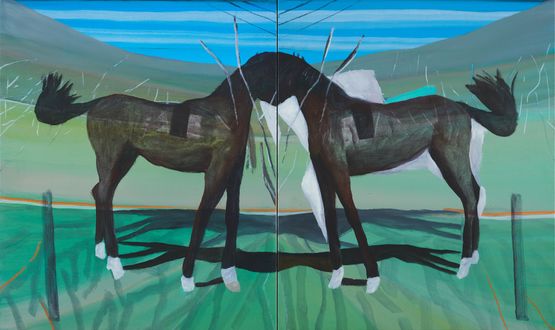 Trou noir by Marc Desgrandchamps contemporary artwork Painting