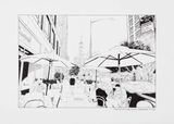 Noodling in New York series One World Trade Center September 11 2021  2 by Kondoh Akino contemporary artwork works on paper