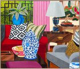 Nowhere else but here and now by Justin Lim contemporary artwork painting