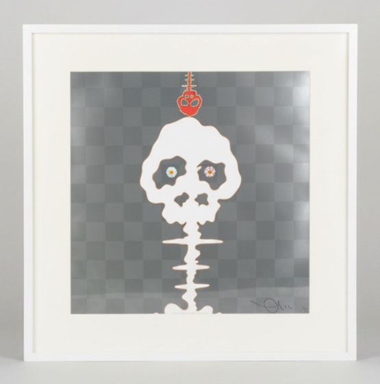 Douro - Silver by Takashi Murakami contemporary artwork Print