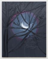 Moon Through the Branches NYC by Ann Craven contemporary artwork painting