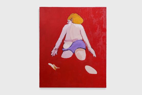 No quintal by Berna Reale contemporary artwork Painting