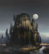 Shine over mountain by Alexander McKenzie contemporary artwork painting
