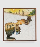 Hadis Cave by Hadi Falapishi contemporary artwork painting works on paper sculpture