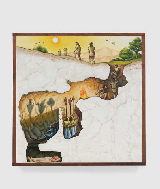 Hadis Cave by Hadi Falapishi contemporary artwork Painting