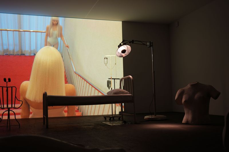 Bianca Censori Makes Art Basel Debut in Vanessa Beecrofts Risque Retelling of Greek Myth