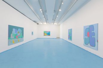 Contemporary art exhibition Federico Herrero Montanas bajo el mar at Luisa Strina Sao Paulo Brazil