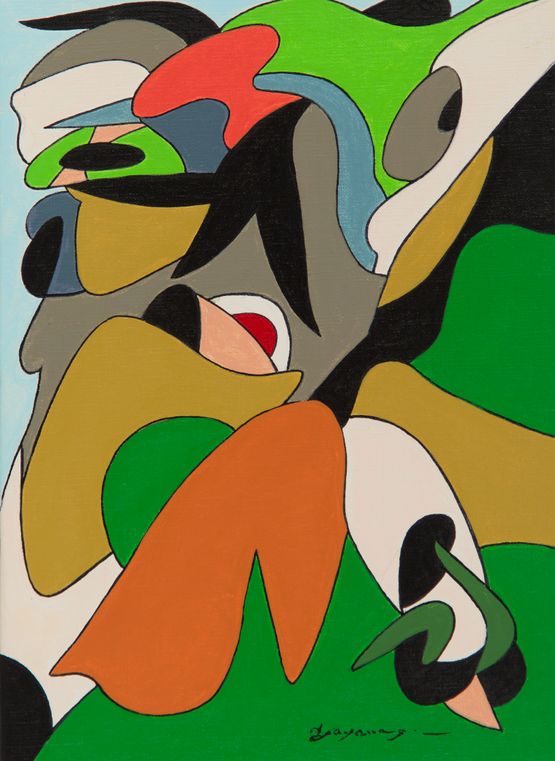 Nature by Go Yayanagi contemporary artwork Painting