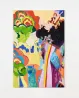Stars the promise by Alessandro Pessoli contemporary artwork Painting
