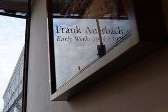 Contemporary art exhibition Frank Auerbach Early Works 19541978 at Offer Waterman London United Kingdom