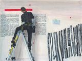 Wall Text by Jina Park contemporary artwork works on paper