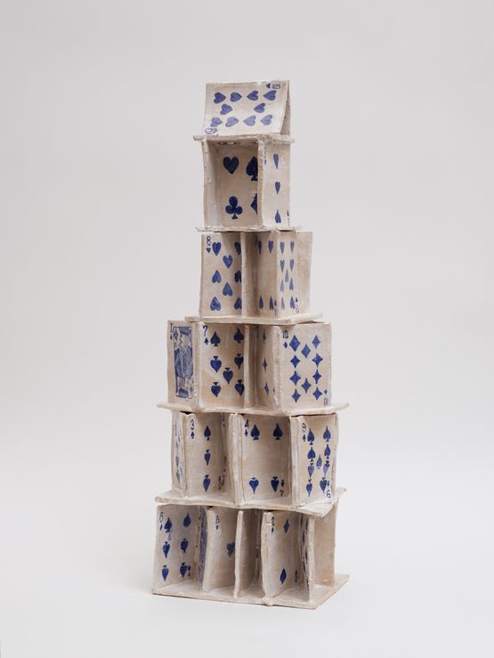 Handsome Cardhouse by Jesse Edwards contemporary artwork