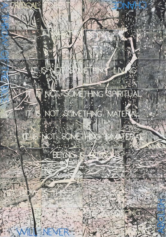 Critical Forests 3 by Imants Tillers contemporary artwork Painting
