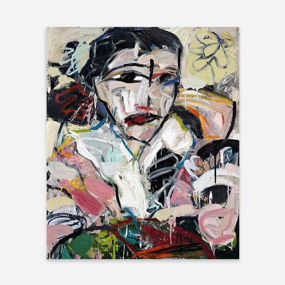 The woman from Arles by Moira Cameron contemporary artwork Painting