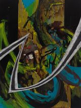 QUEEQUEG IN HIS COFFIN by Ian Tee contemporary artwork painting photography print works on paper