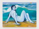 Blue Wave by Joshua Petker contemporary artwork Painting