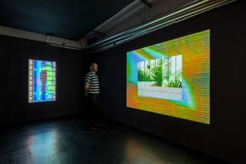 Contemporary art exhibition LoVid Threaded Frequencies at Gazelli Art House London United Kingdom