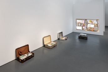 Contemporary art exhibition Dominique Gonzalez-Foerster  Paul B. Preciado Une Valise Transfeministe at Esther Schipper Esther Schipper Berlin Germany