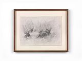 Willows in Wittem III by Nuria Maria contemporary artwork mixed media works on paper