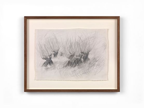 Willows in Wittem III by Nuria Maria contemporary artwork Works on Paper