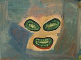 Glass-eyed Kiwi by Layla Rudneva-Mackay contemporary artwork painting