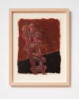 Ladder and Step Series 2 by Basil Beattie contemporary artwork painting