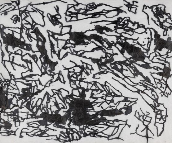 74D3 by Harold Cohen contemporary artwork Painting