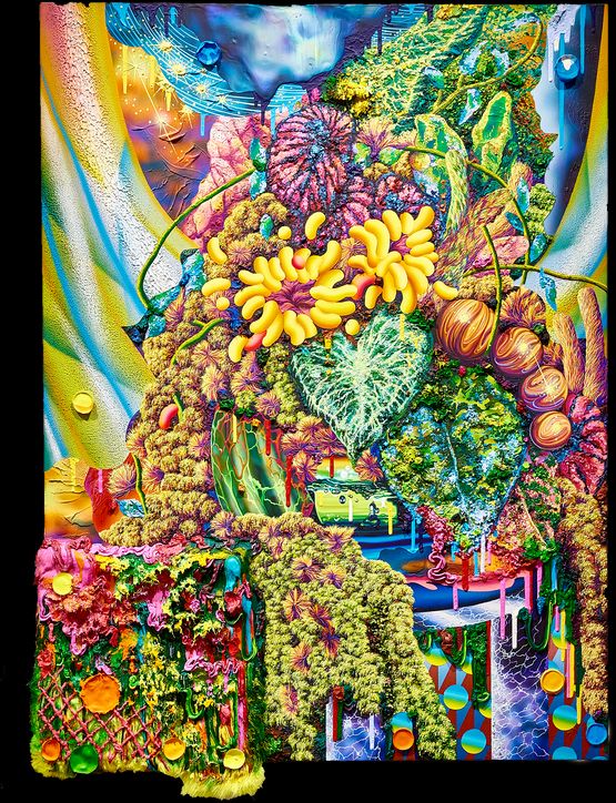 The Rising Suns by Choi Eun Joung contemporary artwork Painting