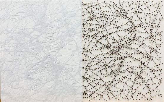 Pelle di marmo e spine dacacia  Alma by Giuseppe Penone contemporary artwork Painting
