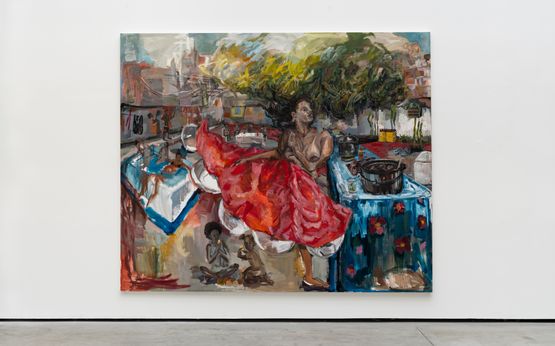 Samba da roda da saia by Marcia Falcao contemporary artwork Painting